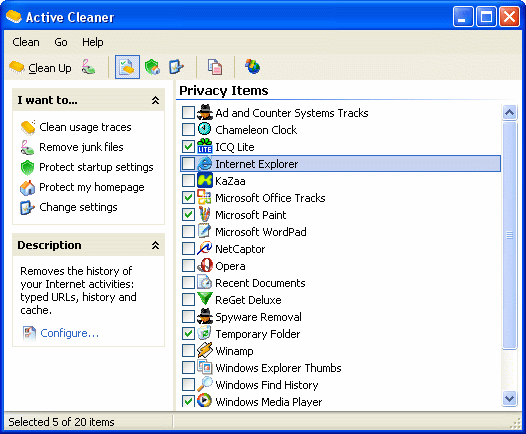 Active Cleaner Screenshot